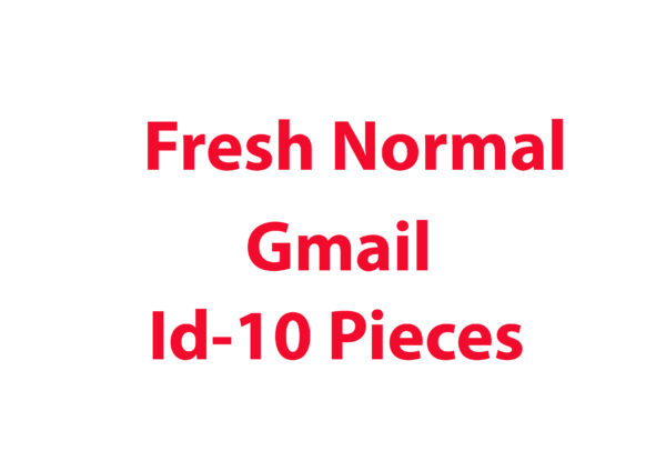 Normal gmail id 10 pieces